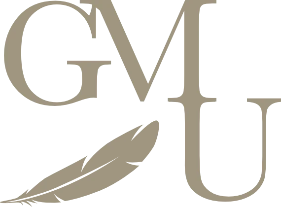 Logo ícono beige GMU abogados